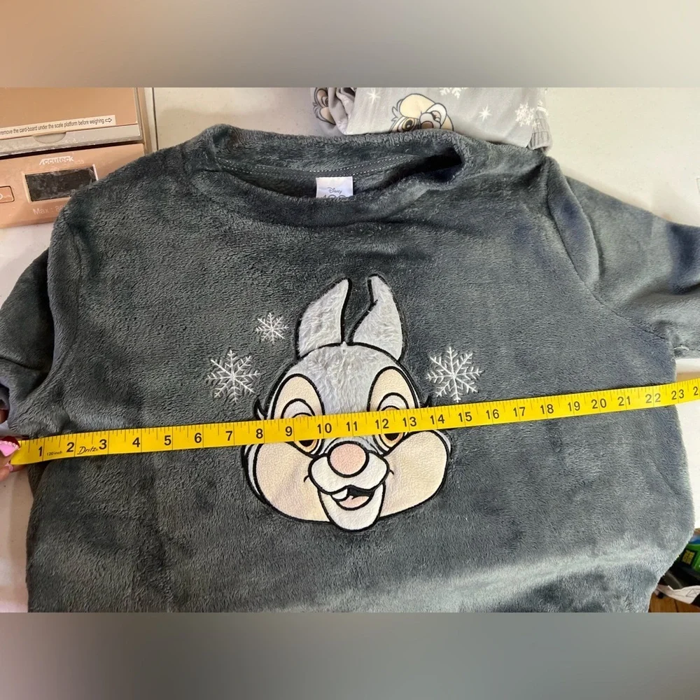 disney thumper pajamas Pajama Set Women’s Large  12/14 Joggers Pockets Tapered - Picture 10 of 10
